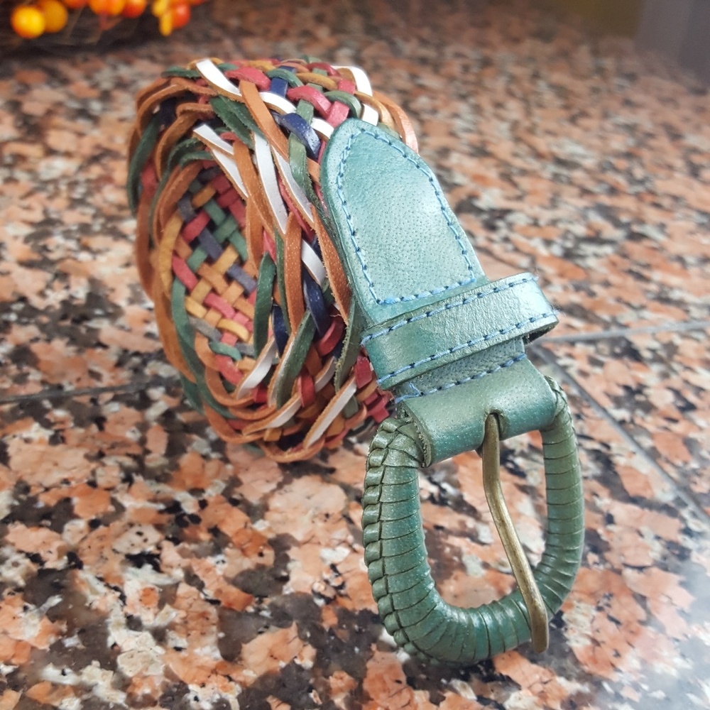 Summer Woven Multi Color Belt